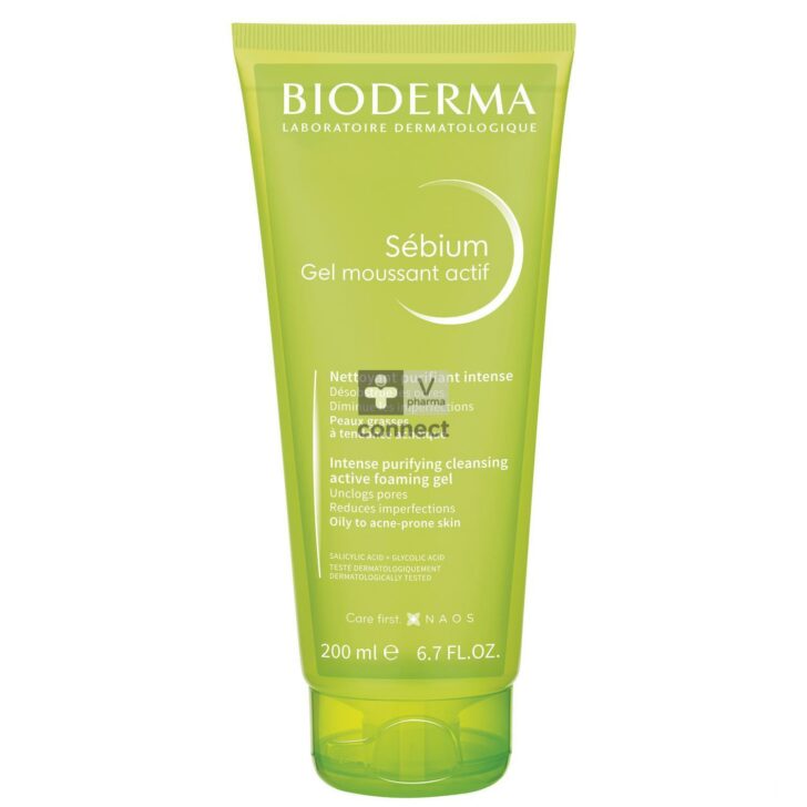 Gel moussant Actif Sebium Bioderma