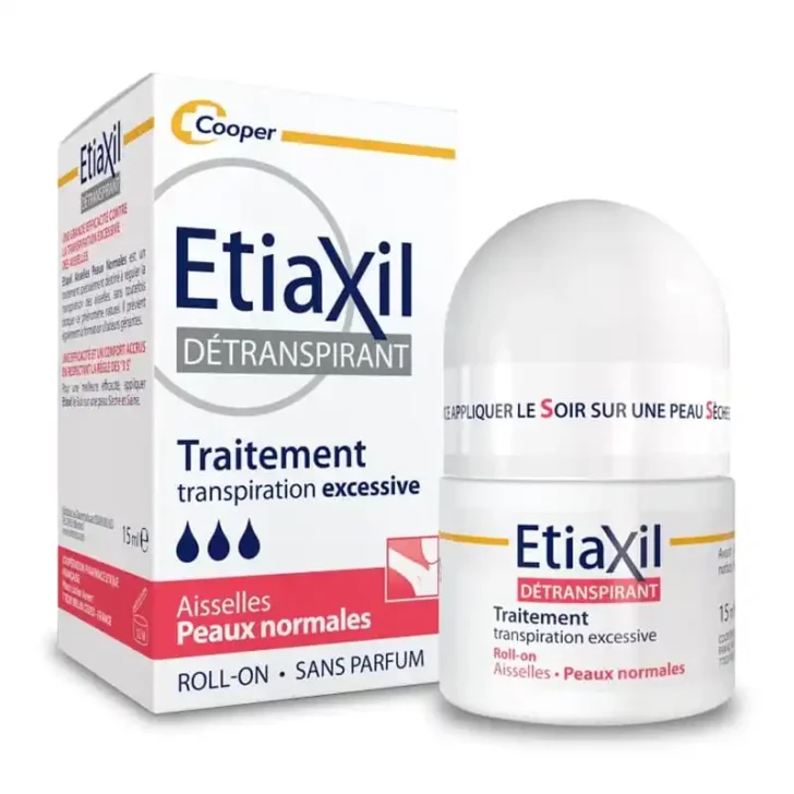 Roll-on Etiaxil Transpiration excessive