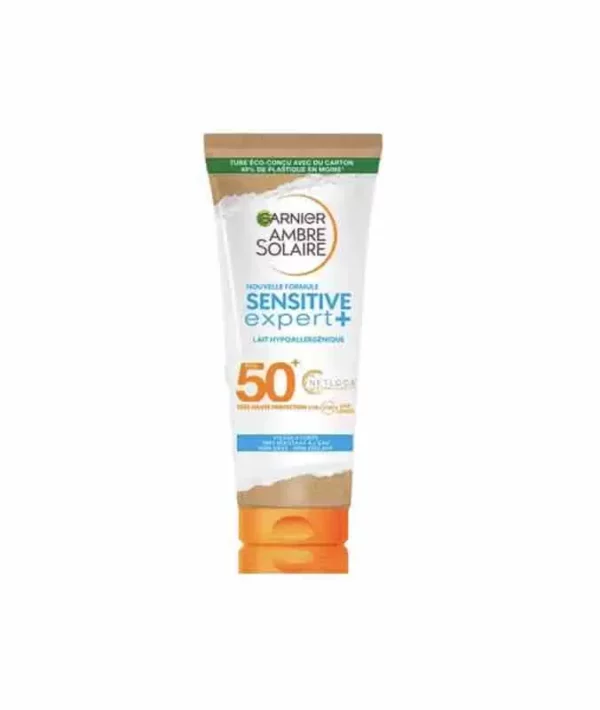 sensitive Creme solaire Ambre Sensitive expert+ Garnier
