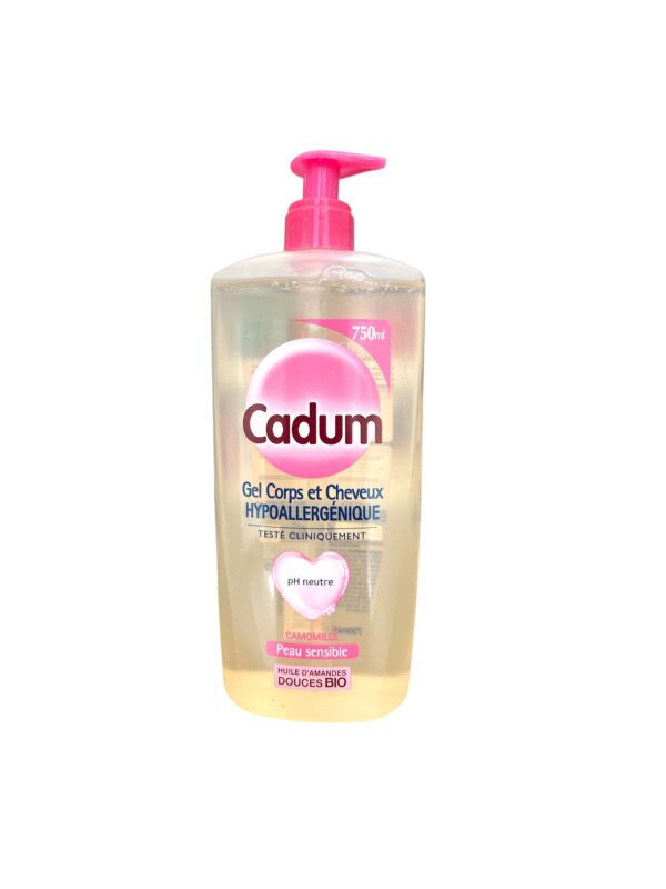 Gel corps et cheveux hypoallergénique Cadum 750ml