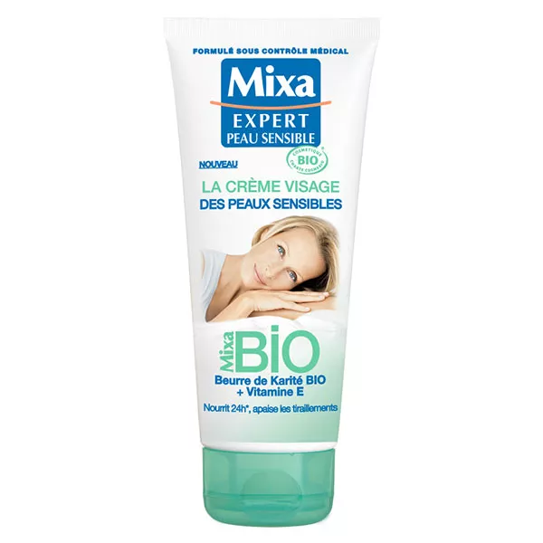 MIXA CREME VISAGE  PEAUX SENSIBLES BIO