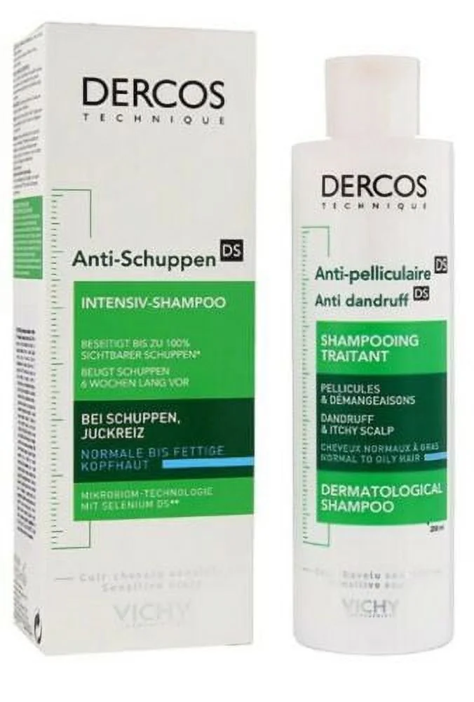 VICHY DERCOS ANTI-PELLICULAIRE SHAMPOOING PELLICULES ET DEMANGEAISONS