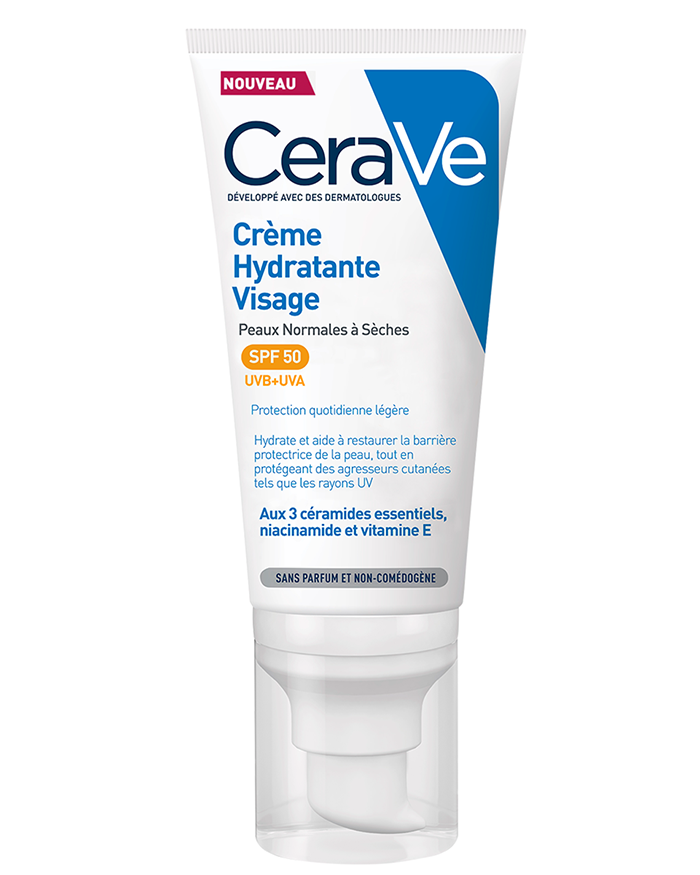 CERAVE Crème Hydratante Visage SPF50